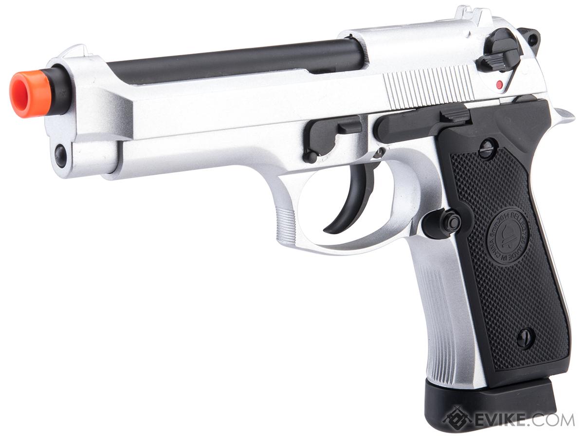 Double Bell M92 Gas Blowback Airsoft Pistol (Color: Silver / CO2), Airsoft  Guns, Gas Airsoft Pistols -  Airsoft Superstore