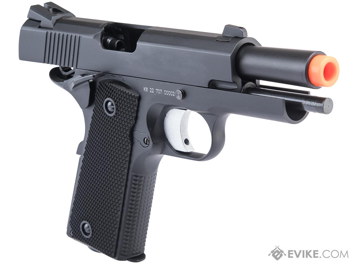 Full Metal CO2 Blowback Airsoft Gun Compact 1911 G193 Gun Metal Color