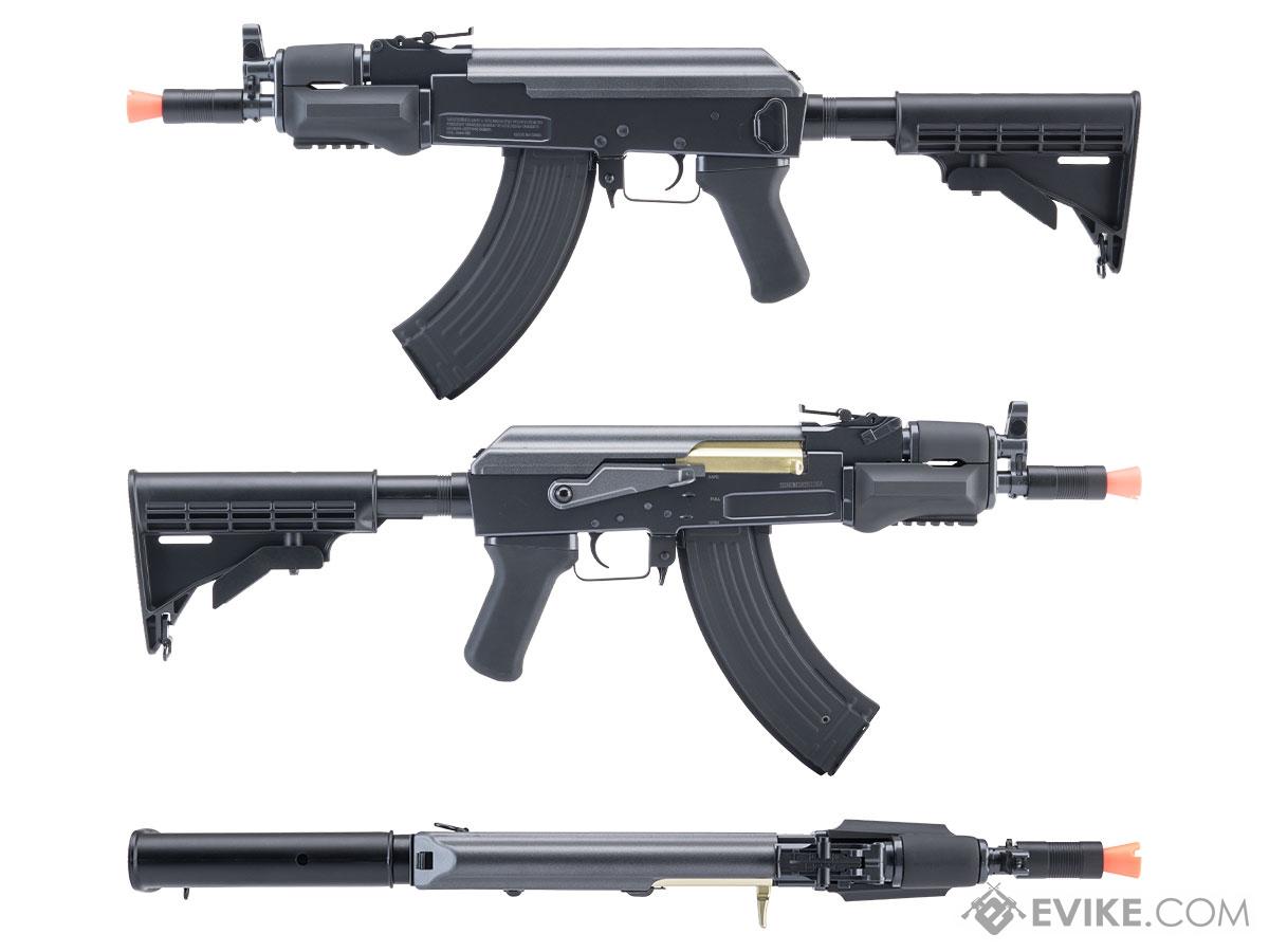 One Air Soft DE Metal AK-47S Airsoft Auto AEG Rifle 320 FPS @ 0.2G