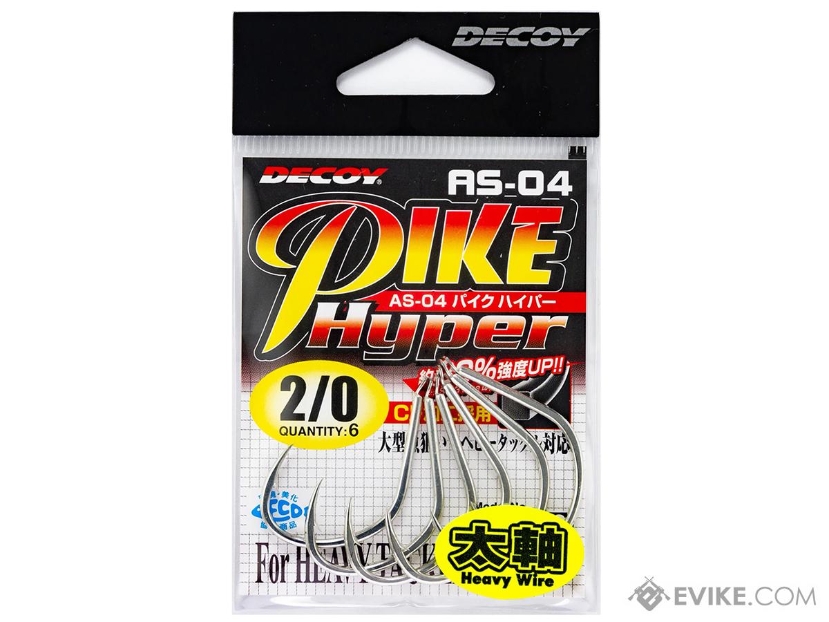 Decoy Pike Hyper Single Hook (Size: 3/0 / 5-Pack)