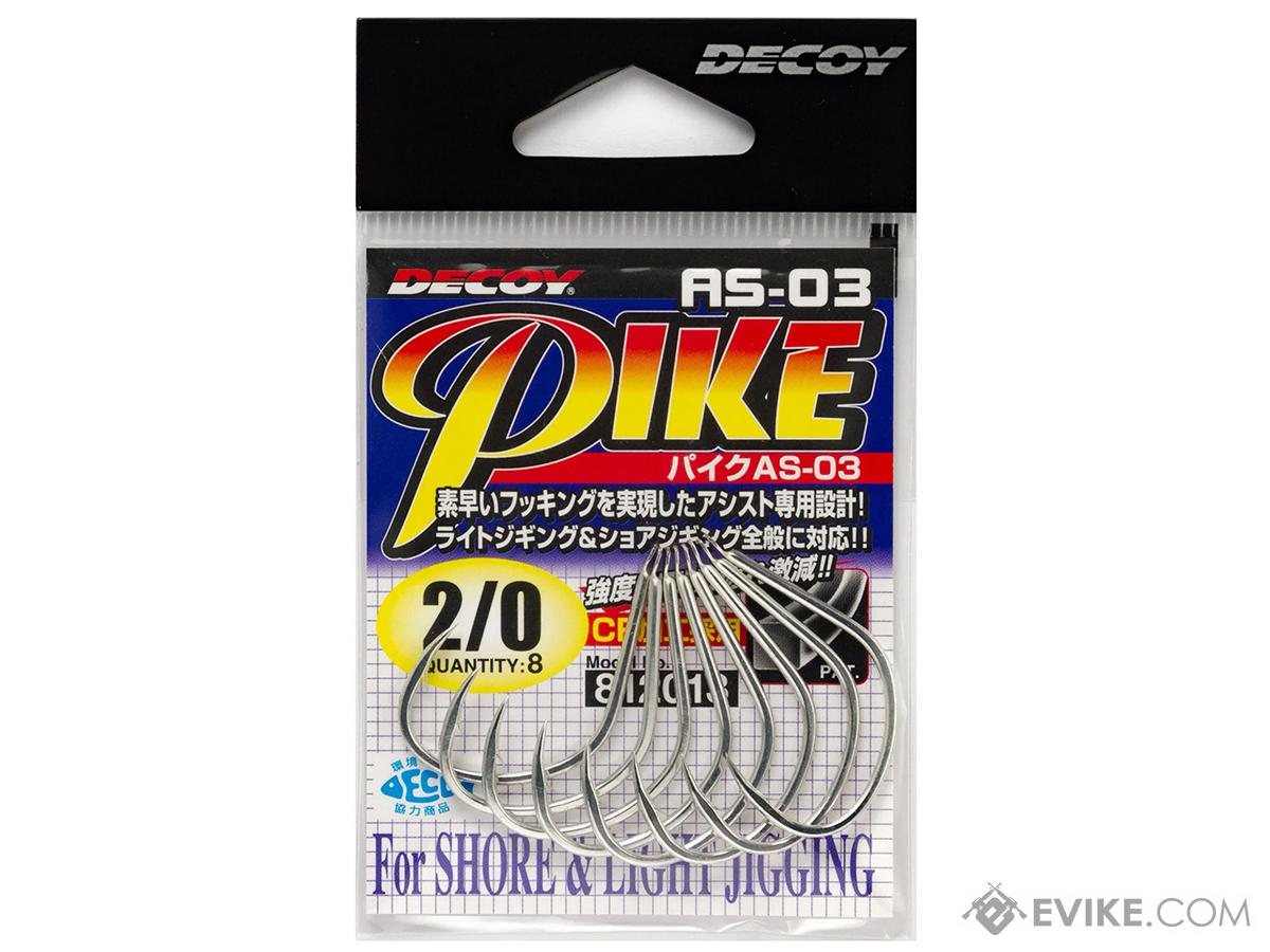 Decoy Pike Single Hook (Size: 3/0 / 6-Pack)