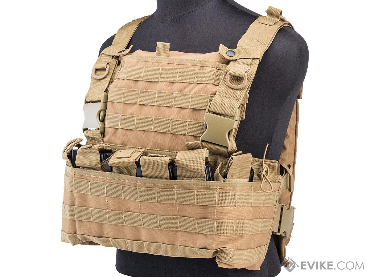 Defcon MPS Modular Pouch System Chest Rig (Color: Flat Dark Earth)