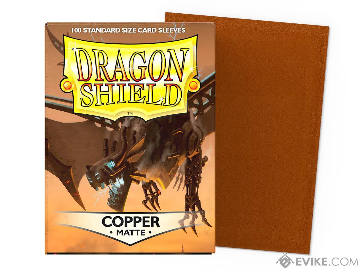 Dragon Shield Standard Sized Protective Card Sleeves (Color: Matte Copper / 100ct Box)