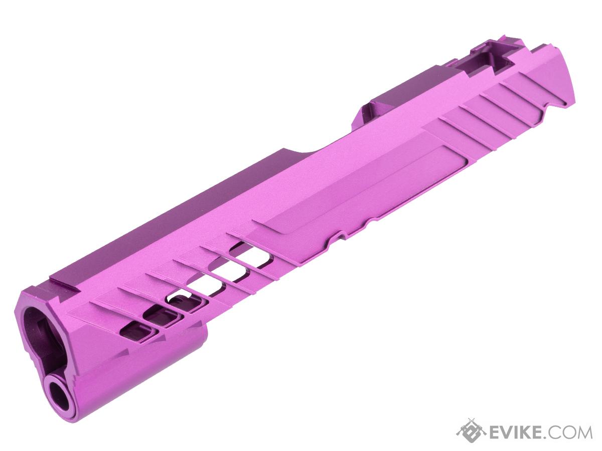 Pre-Order ETA May 2025 Dr. Black Type 300R Custom Aluminum Slide for Tokyo Marui Hi-CAPA Gas Blowback Airsoft Pistols (Color: Purple)