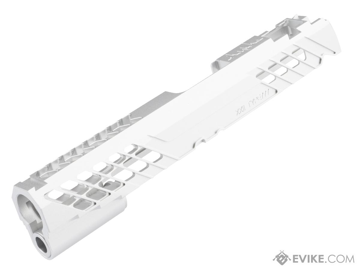 Dr. Black Type 777 Custom Aluminum Slide for Tokyo Marui Hi-CAPA Gas Blowback Airsoft Pistols (Color: Silver)