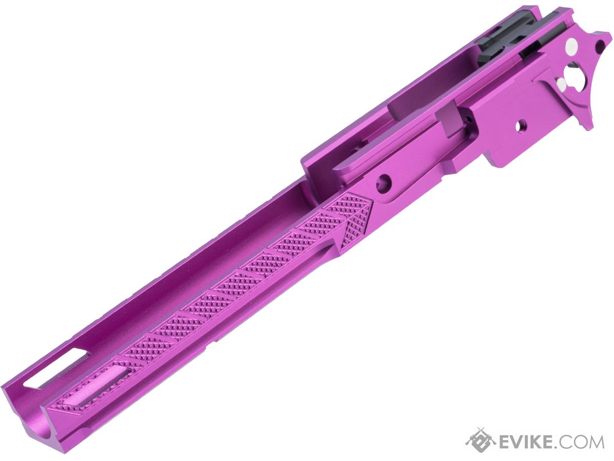 Dr. Black Frame-05 Custom Aluminum Frame for Tokyo Marui Hi-CAPA Gas Blowback Airsoft Pistols (Color: Purple)