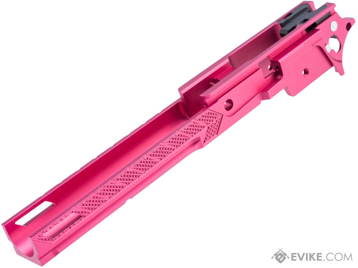 Dr. Black Frame-05 Custom Aluminum Frame for Tokyo Marui Hi-CAPA Gas Blowback Airsoft Pistols (Color: Magenta)