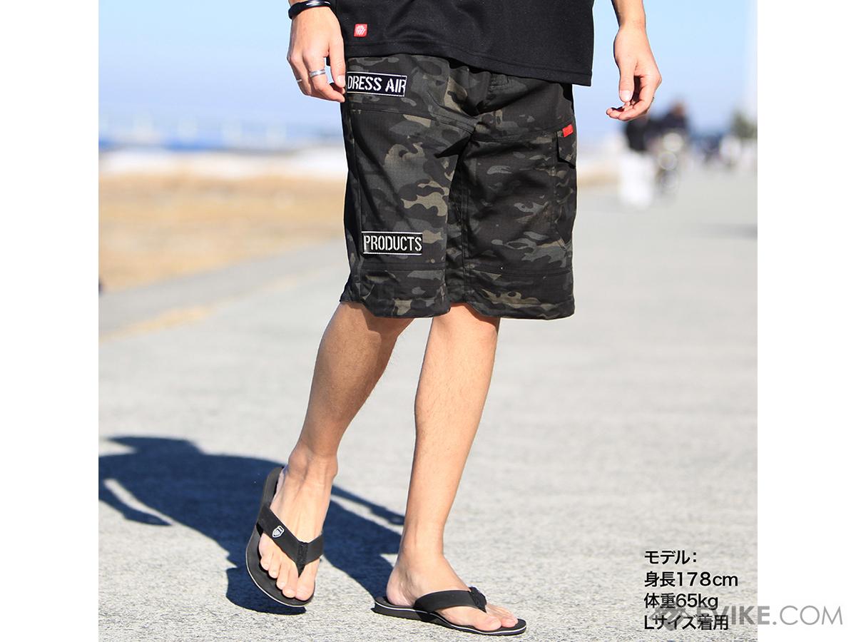 DRESS Military Half Pants Plus (Color: Multicam Black / 2X-Large ...