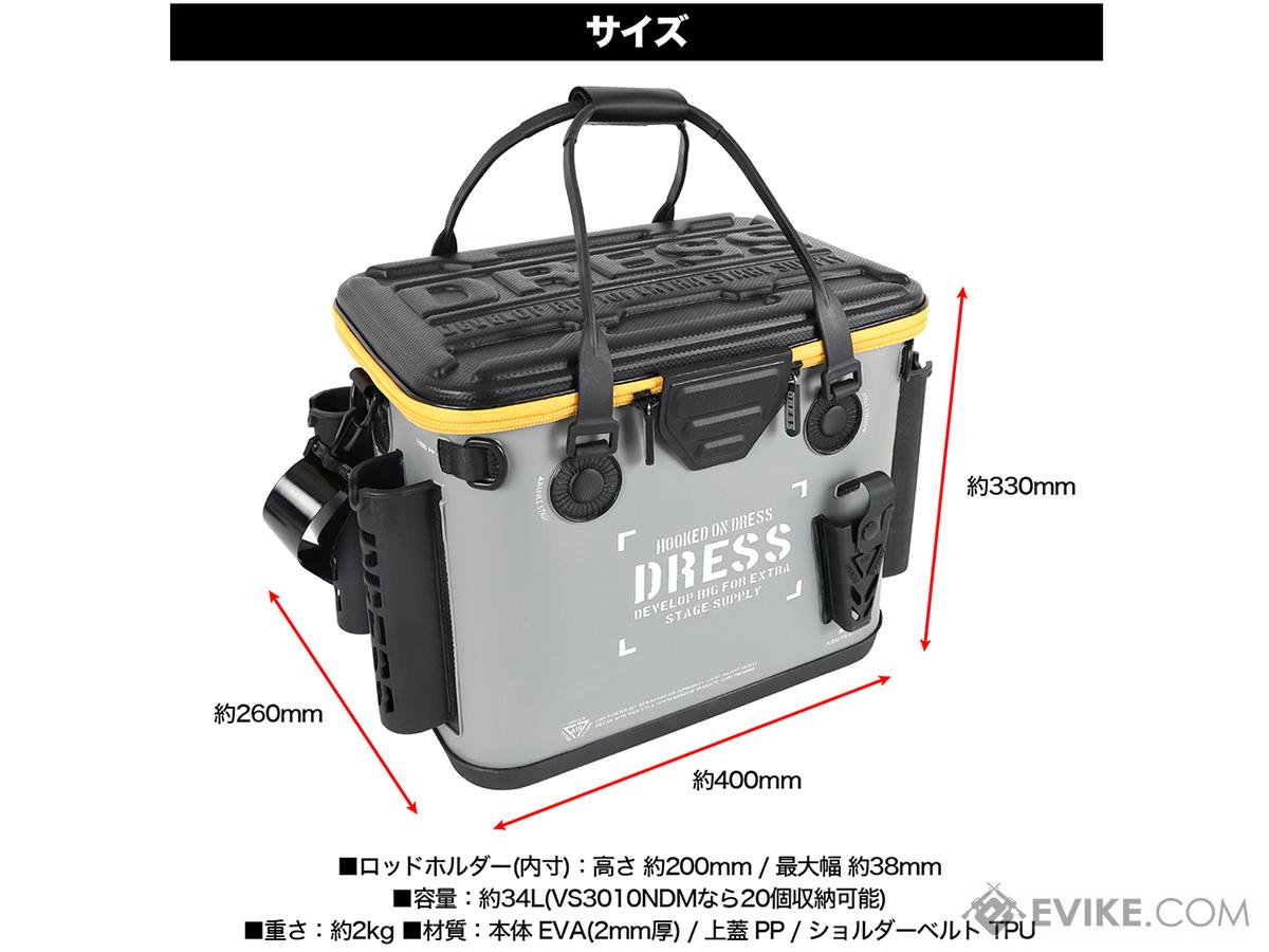 DRESS Bakkan 34L Tackle Bag w/ Rod Holder (Color: Olive / Black)