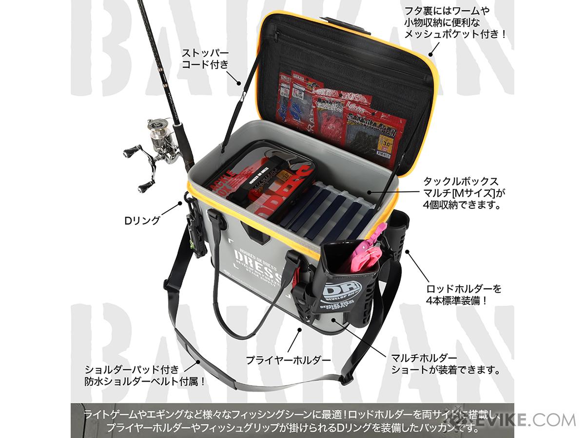 DRESS Bakkan 34L Tackle Bag w/ Rod Holder (Color: Olive / Black