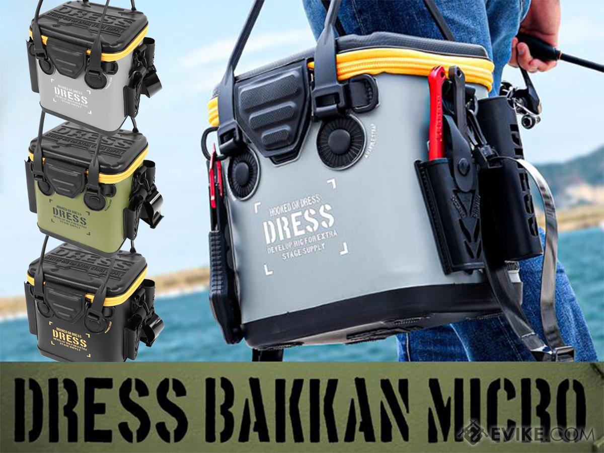 DRESS Bakkan Micro 12L Tackle Bag w/ Rod Holder (Color: Black / Orange)