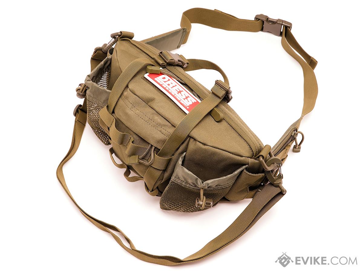 DRESS Tactical Military Style Multi Purpose Waist Bag (Color: Tan