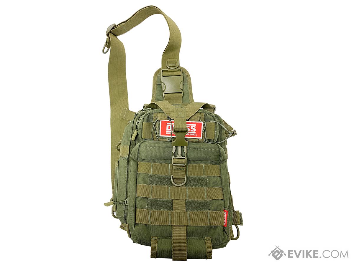 DRESS 2WAY 2.0 Military Messenger Shoulder Convertible Pack (Color: Olive  Drab)