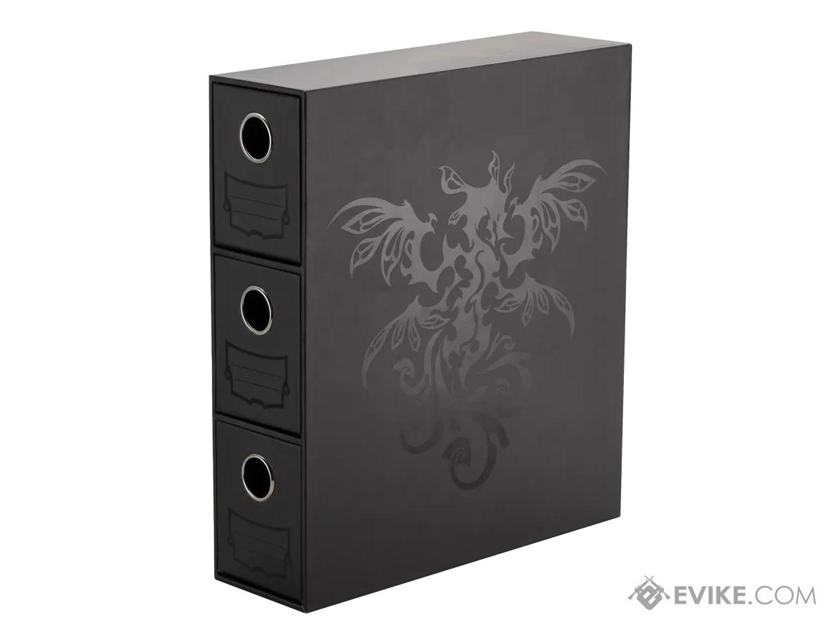 Dragon Shield Fortress Card Drawers Storage (Color: Black)