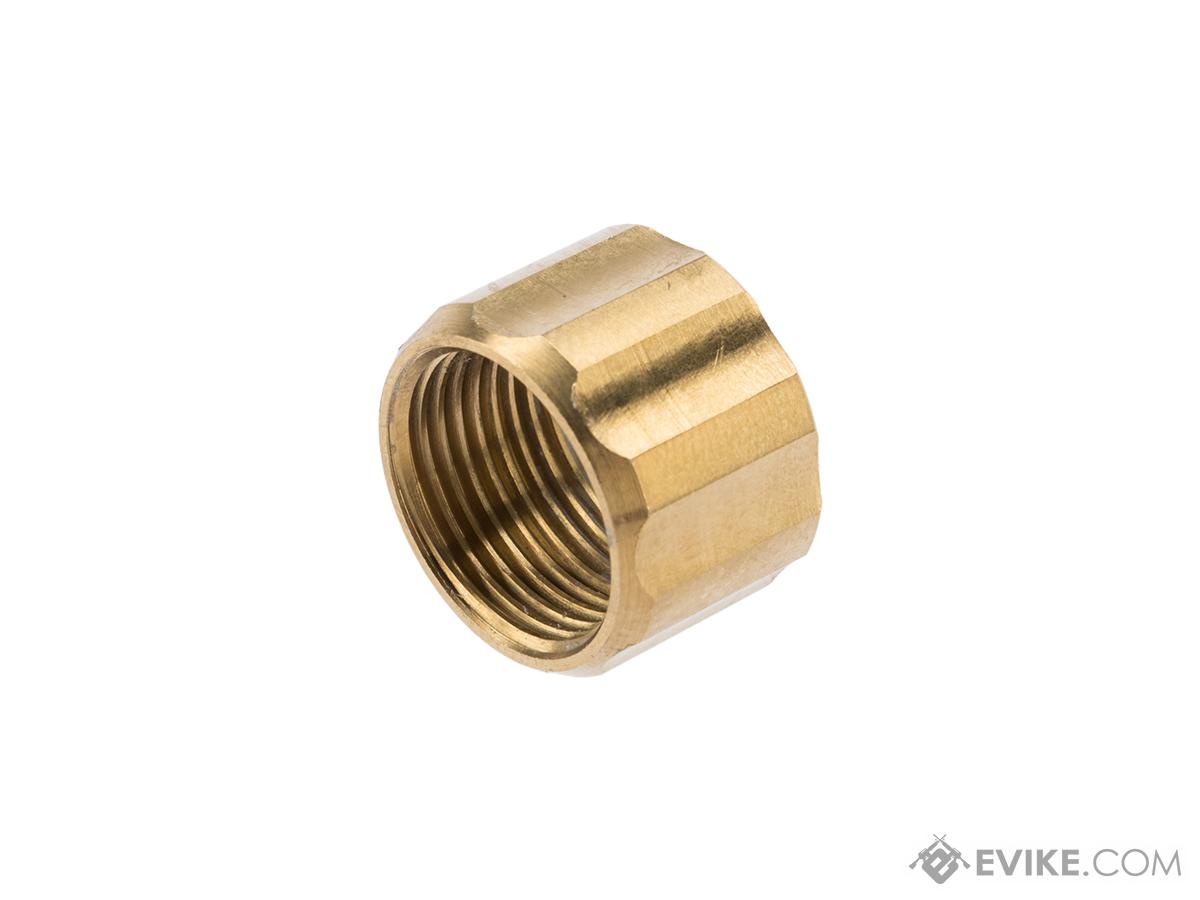 Dynamic Precision CNC Machined Aluminum 14mm Negative Thread Protector (Model: Type B / Gold)