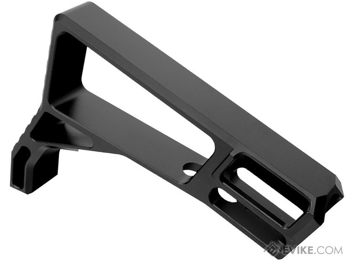 Tactical Dynamics CNC Aluminum Minimalist Skeletonized Fixed Stock for AR15 Platform Rifles (Color: Black)