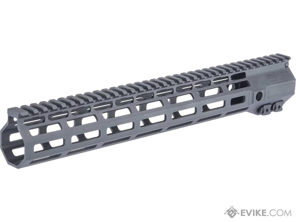 Dytac SLR Licensed ION Lite M-LOK Handguard for M4/M16 Airsoft AEG Rifles (Model: 13.7 / Black)