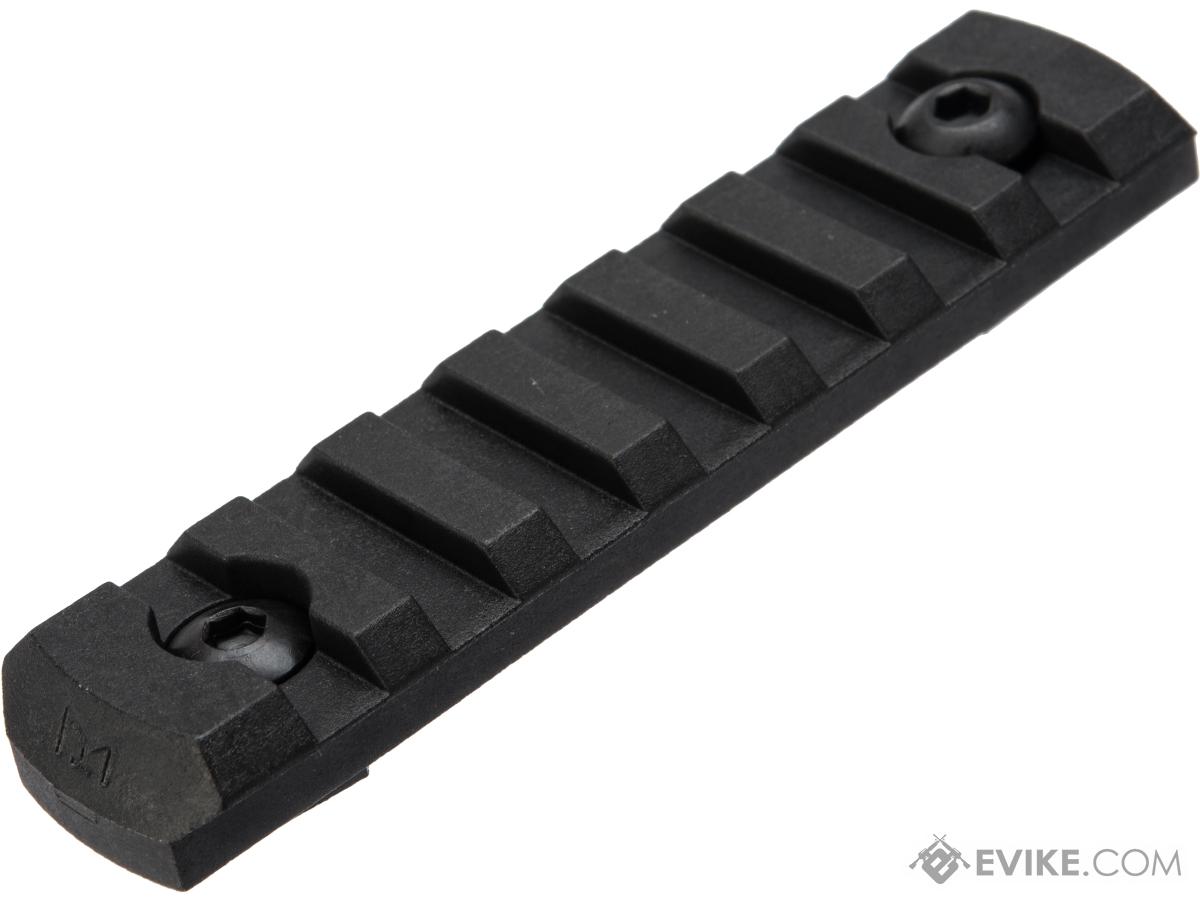 TMC Nylon Fiber Picatinny M-LOK Rail Section (Length: 7 Slot / Black)