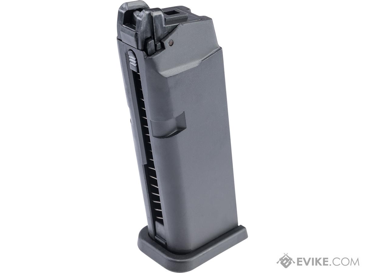 E&C Airsoft 20 Round Magazine for Elite Force GLOCK 19 Series Gas Blowback Airsoft Pistols (Color: Black)