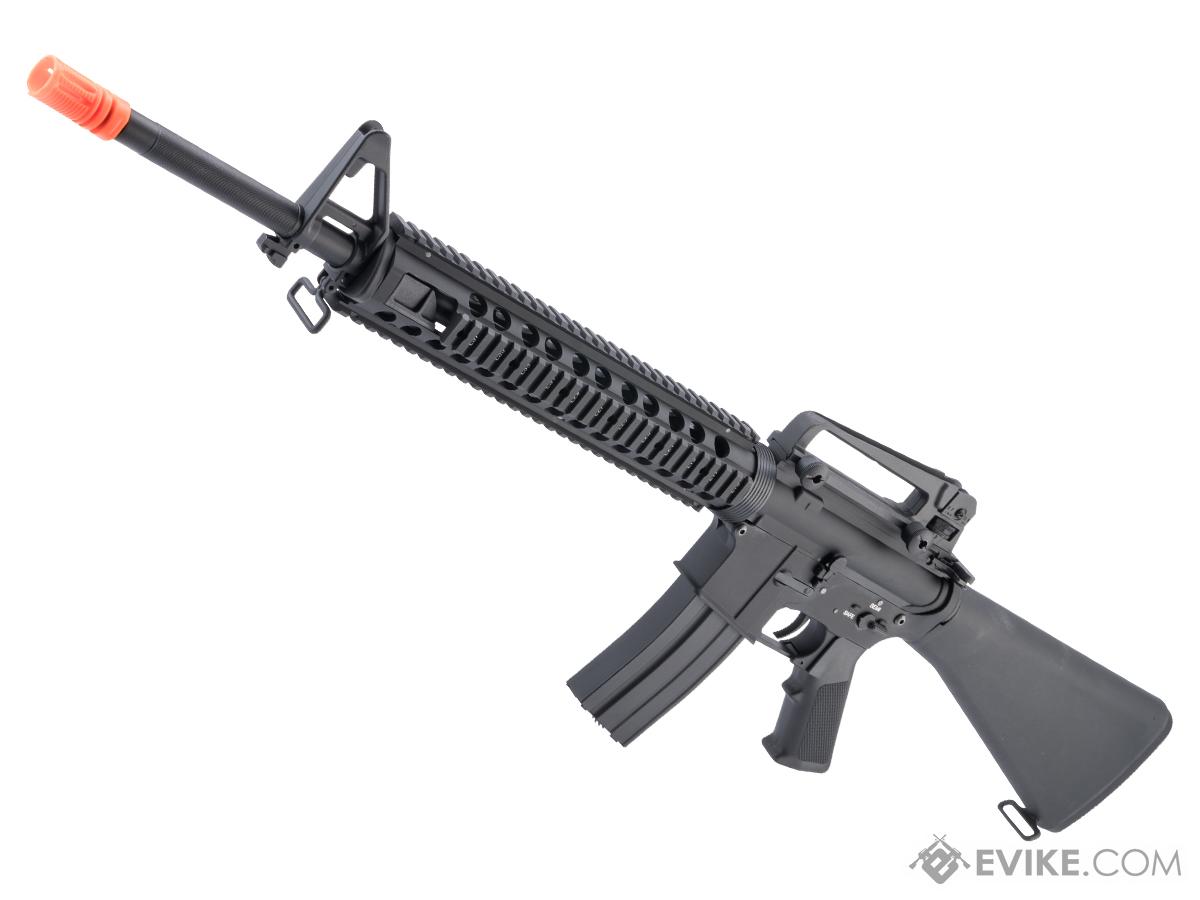 E&C Airsoft Special Purpose Rifle Full Metal Airsoft AEG Rifle - Black