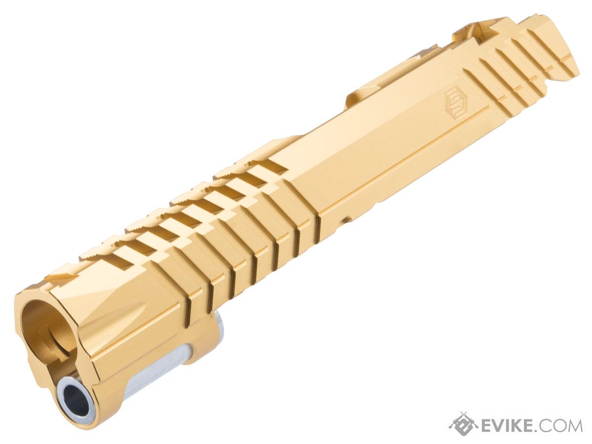 EDGE Custom MAX Standard Slide for Tokyo Marui 1911 / Hi-CAPA Gas Blowback Airsoft Pistols (Color: Gold)