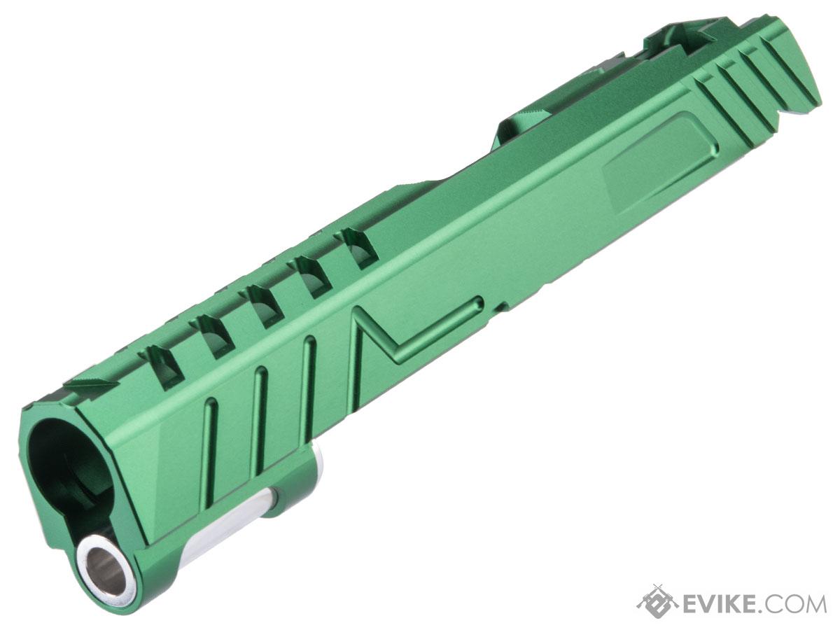 EDGE Custom DIVA Standard Slide for Tokyo Marui 1911 / Hi-CAPA Gas Blowback Airsoft Pistols (Color: Green)