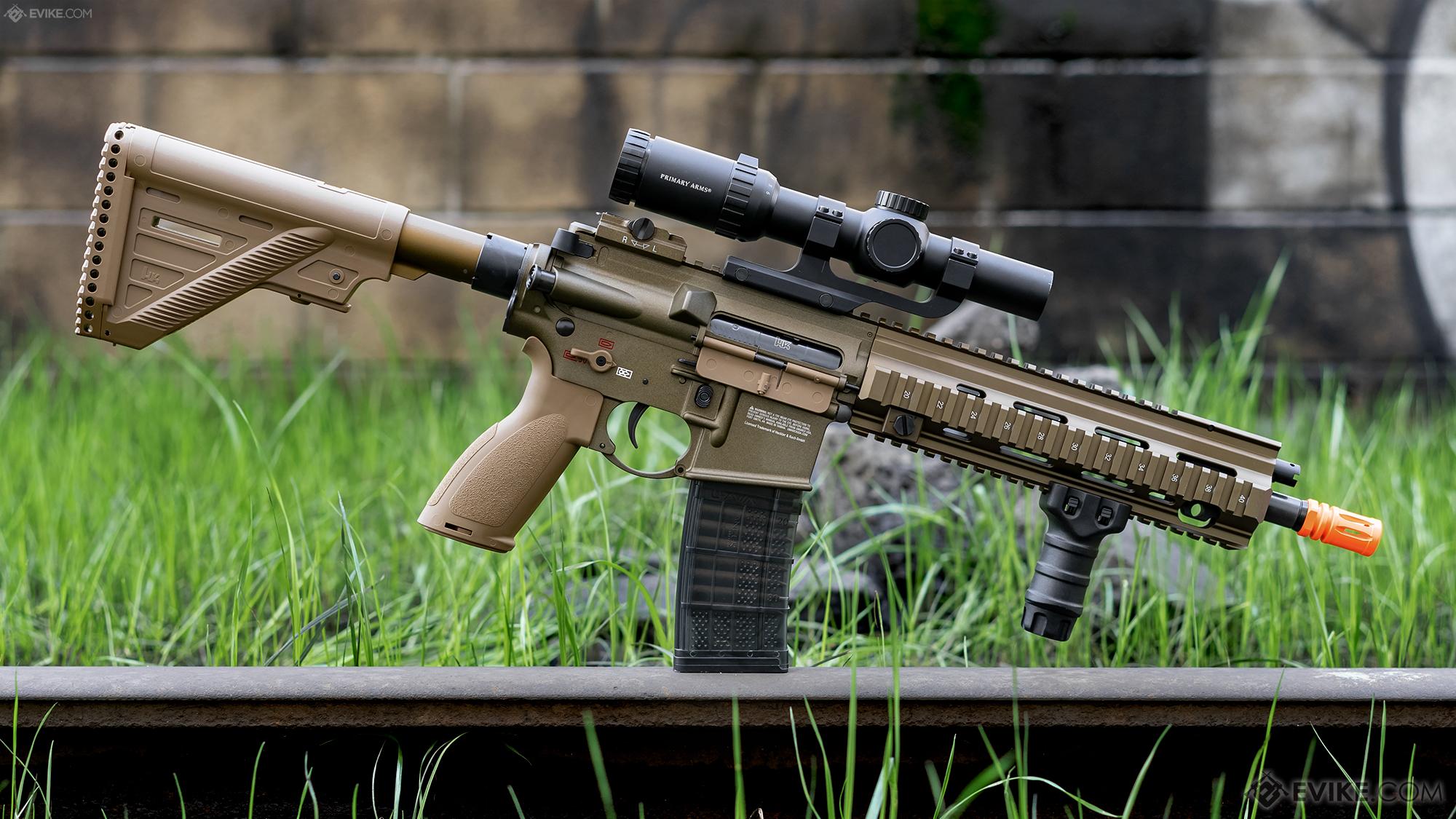 Elite Force H&K 416-A5 CQB AEG Airsoft Rifle by VFC ( Tan )