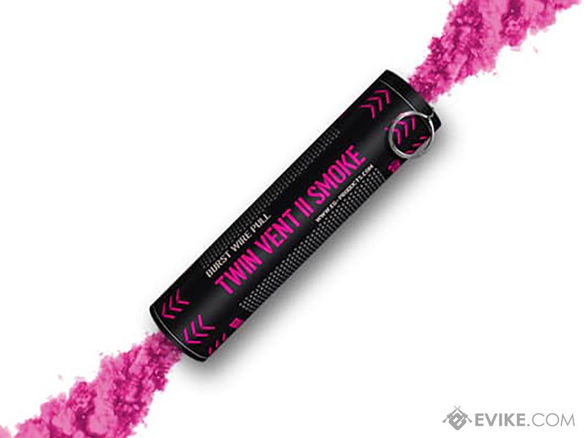 Enola Gaye Twin Vent II Wire Pull® Smoke Grenade (Color: Pink)