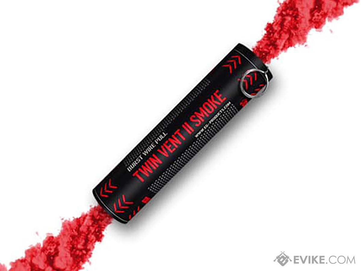 Enola Gaye Twin Vent II Wire Pull® Smoke Grenade (Color: Red)