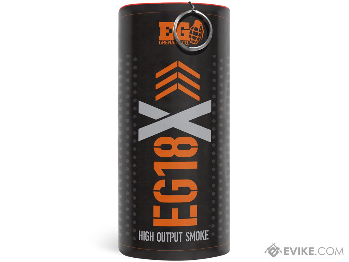 Enola Gaye EG18X Extreme Output Airsoft Wire Pull Large Smoke Grenade (Color: Orange)