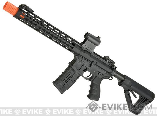 G&G GC16 Wild Hog Polymer Airsoft AEG Rifle with 12 Keymod Rail - Black (Package: Gun Only)