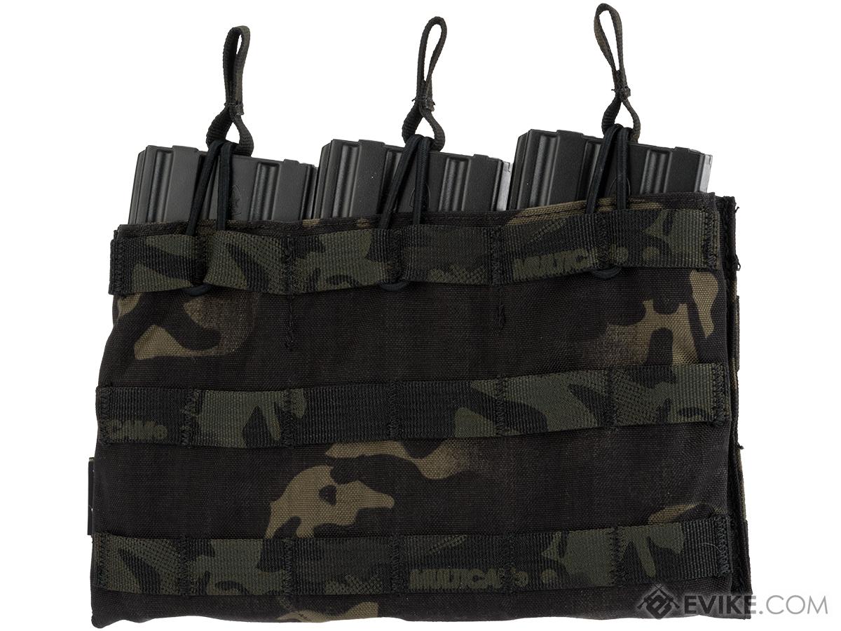 Emerson Gear M4 / M16 / 5.56 NATO Triple Open Top Magazine Pouch (Color: Multicam Black)