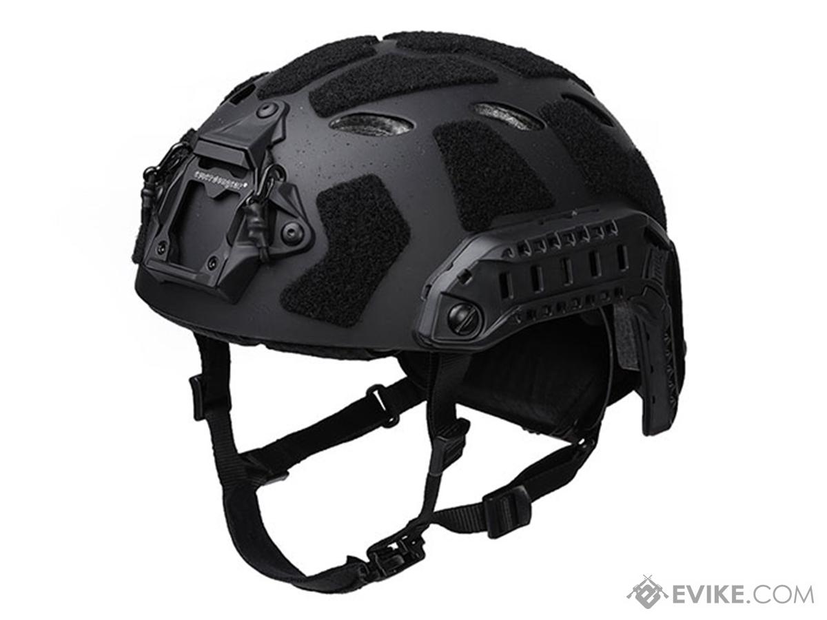 EmersonGear Ultra High Cut Tactical Vented Training Helmet (Color: Black / Small-Medium)