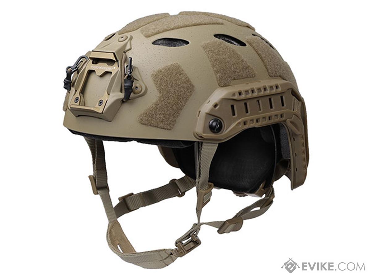 EmersonGear Ultra High Cut Tactical Vented Training Helmet (Color: Tan / Small-Medium)