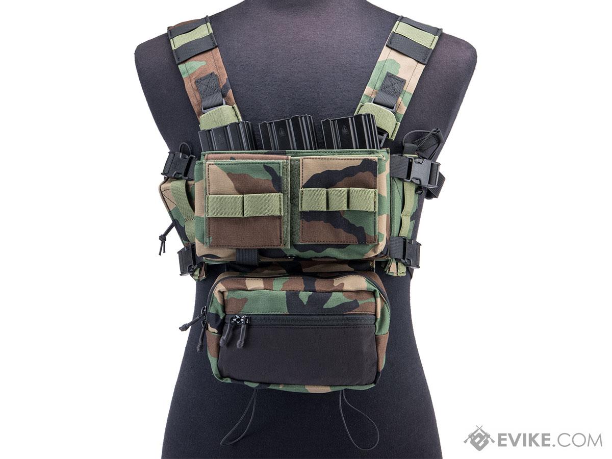 Emerson Tactical Chest Rig MK3 Micro Fight Adjust Classic Carrier w/ 5.56  Pouch