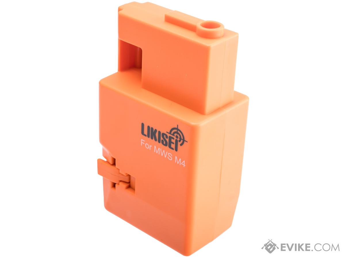 Likisei Odin M12 Sidewinder Adapter for Airsoft Magazines (Color: Orange / MWS-M4)