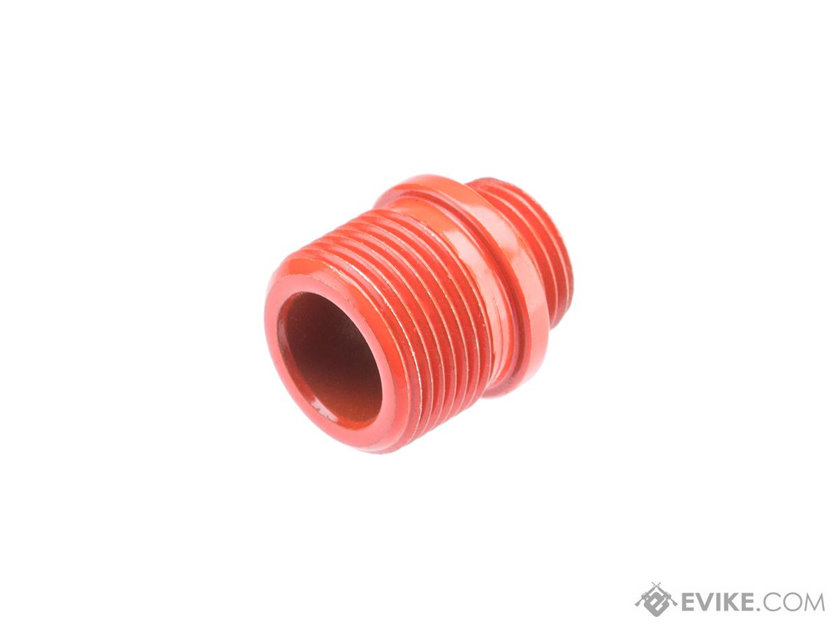 AW Custom 14mm- Threaded Adapter for GBB Pistol Outer Barrels (Color: Orange)