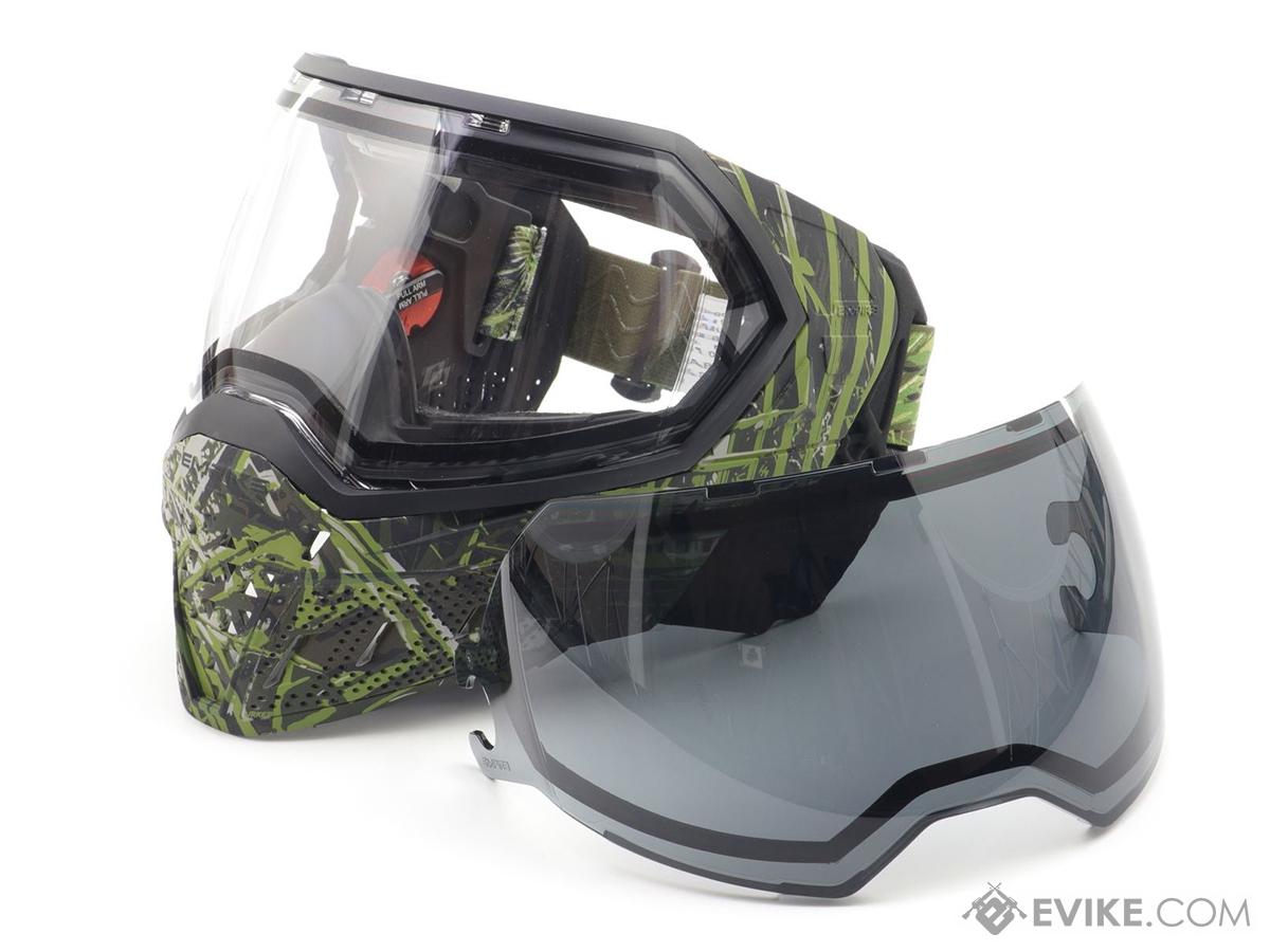 Empire Paintball EVS Full Face Mask (Color: LE Lurker / Ninja and Clear Thermal Lens Set)