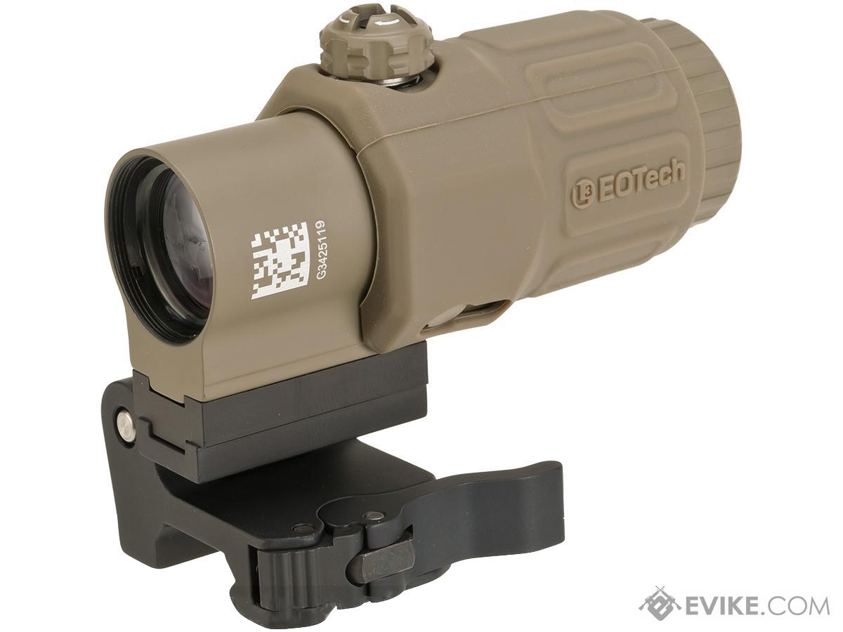 EOTech G33 3X Magnifier with STS Mount (Color: Tan), Accessories 
