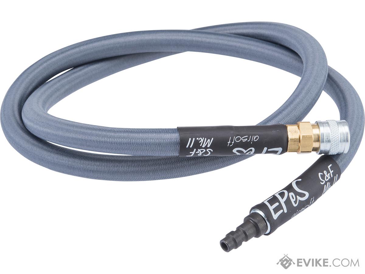 EPeS Airsoft Soft & Flexible Mk.III Braided HPA Hose (Color: Field Grey / 100cm)