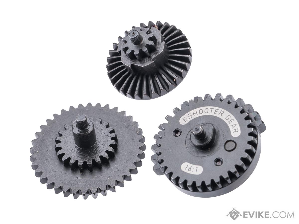 E-Shooter Technology CNC Machined Steel Airsoft Gear Set (Ratio: 16:1)