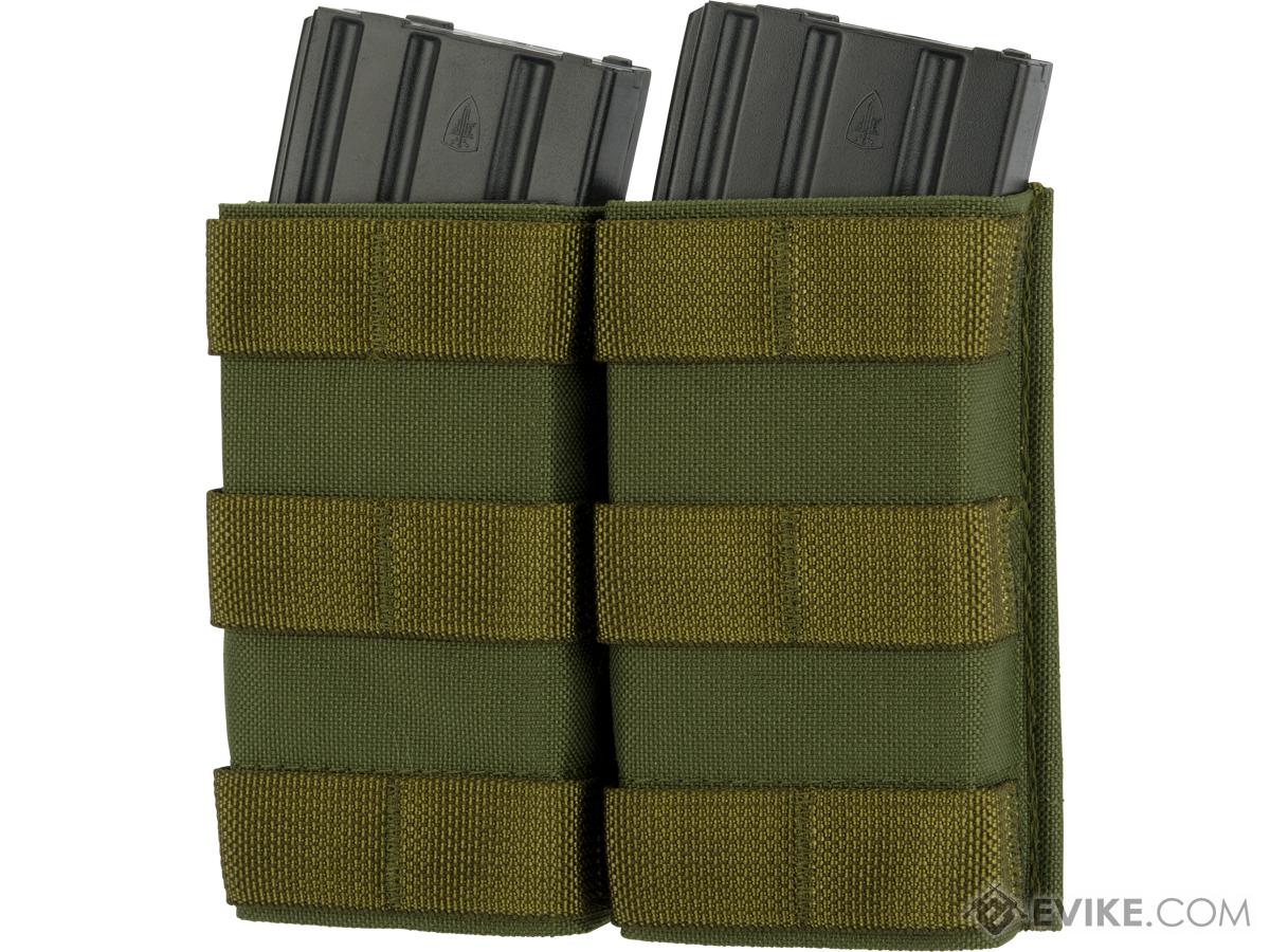 Esstac Double 5.56mm Tall KYWI Magazine Pouch (Color: OD Green)