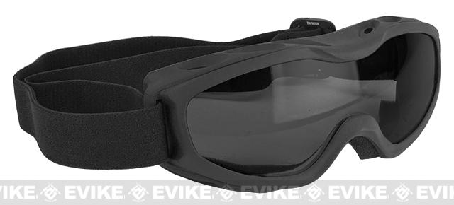 Guard-Dogs Evader II FogStopper Full Seal Goggles (Color: Black / Smoked)