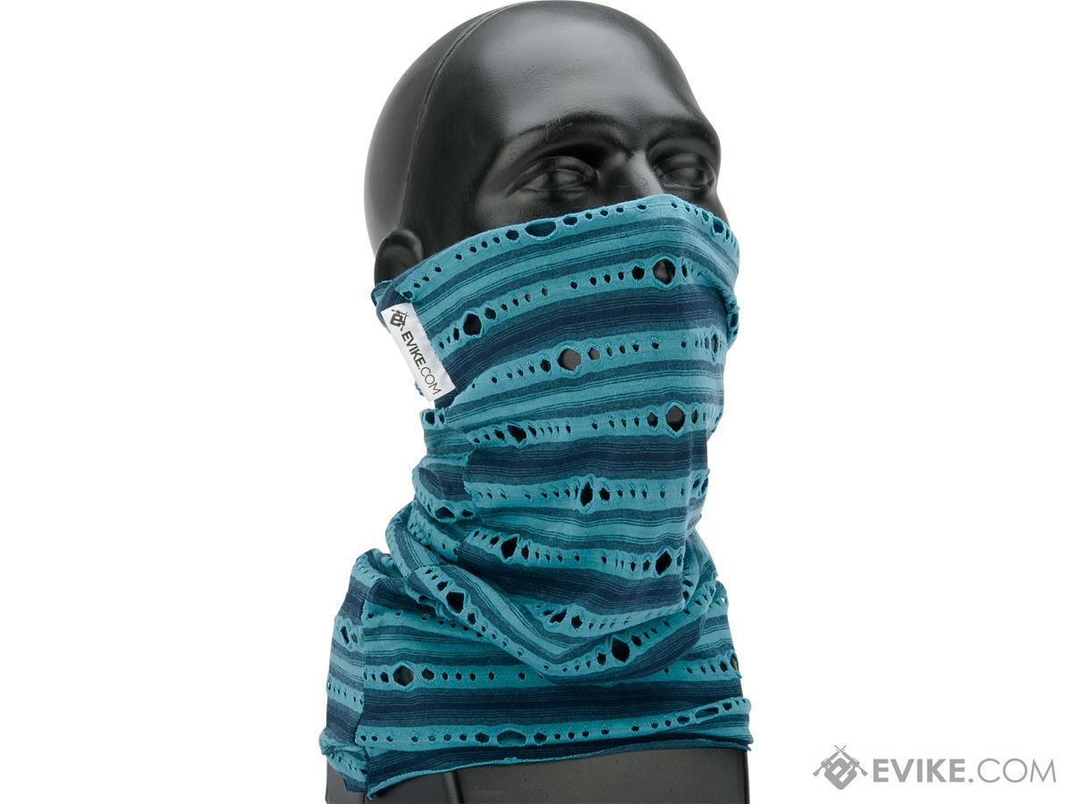 Evike.com Sunscreen All Terrain Face Shield / Neck Gaiter by Battle Angler (Color: Blue)