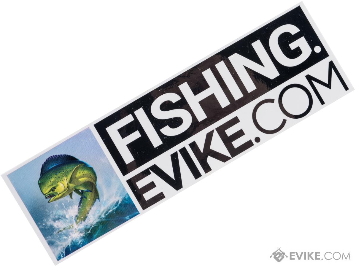 Fishing.Evike Vinyl Box Logo Sticker (Design: Dorado)