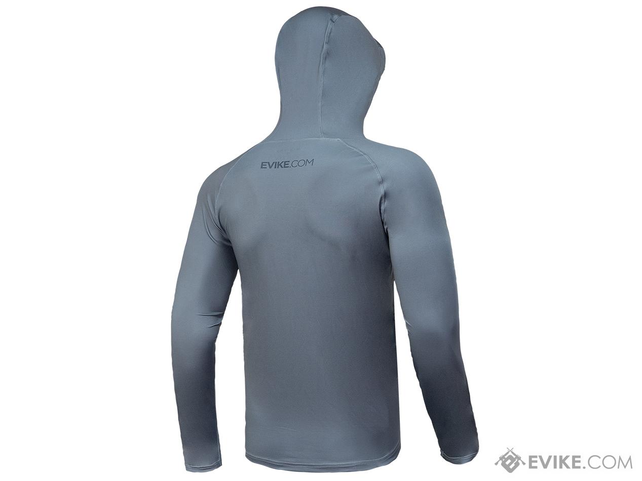 Helium Armour UPF50 Body Protective Battle Hoodie for Fishing /  Airsoft (Color: Grey / Medium)