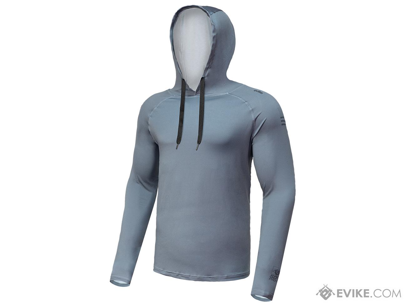 Helium Armour UPF50 Body Protective Battle Hoodie for Fishing /  Airsoft (Color: Grey / 3XL), Evike Stuff, e-SWAGG