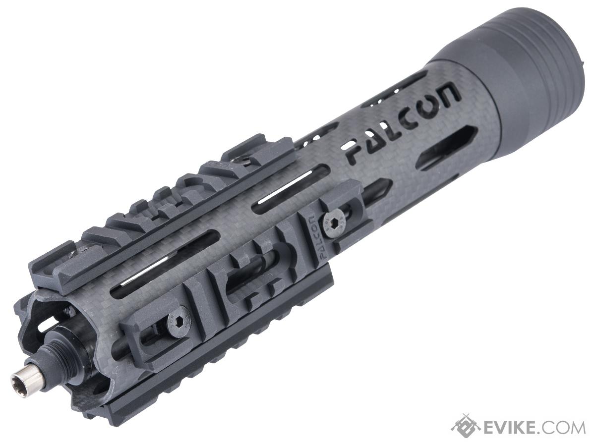 Falcon Inc Carbon1 Carbon Fiber Handguard Kit for M4 Airsoft AEG Rifles (Size: 9 Handguard)