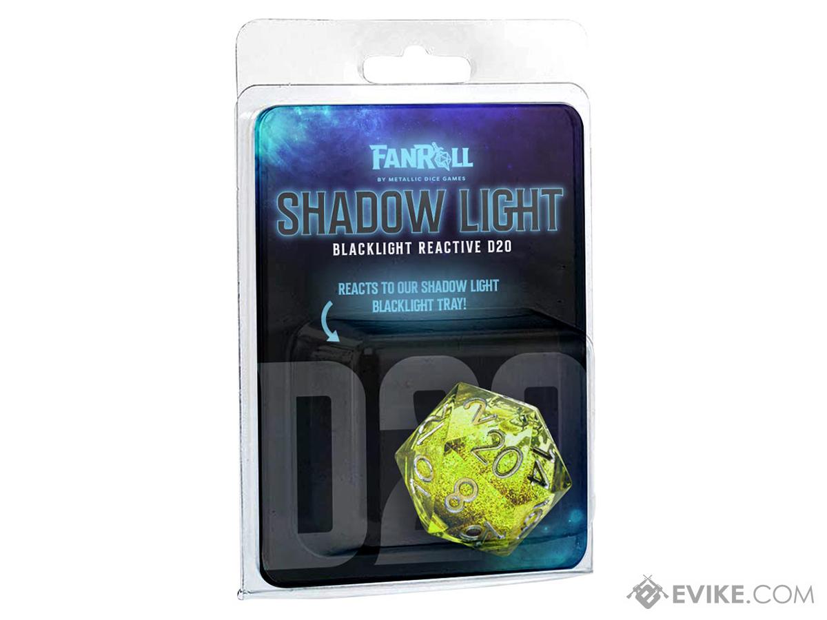 FanRoll Liquid Core Elixir D20 Die (Color: Shadow Light)