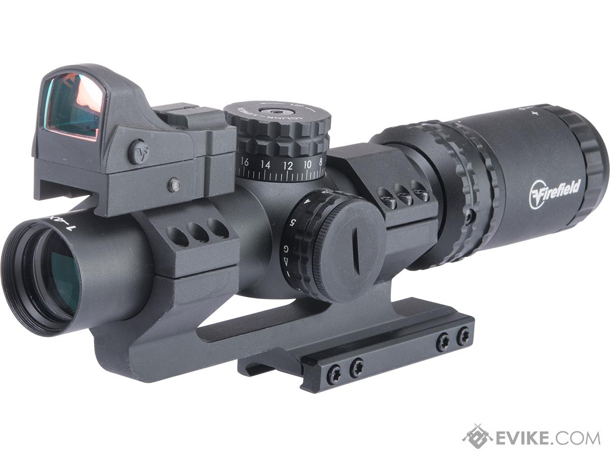 Firefield RapidStrike Series Illuminated SFP Rifle Scope Kit (Model: 1-4x24 w/ Reflex Sight)